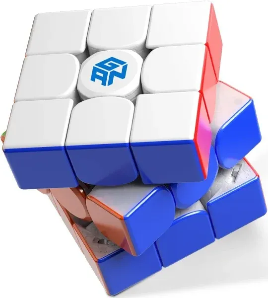 GAN 12 Maglev Frosted, 3x3 Stickerless Speed Cube Gans 56mm Magic Cube Puzzle Toys for Kids Teens Adults Holiday Stocking Stuffers Birthday Gifts, GAN Flagship(Primary Internal)