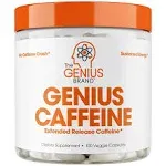 Genius Caffeine, Extended Release microencapsulated Caffeine Pills, Al