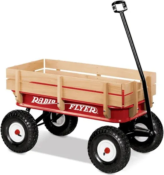 Radio Flyer All-Terrain Steel & Wood Wagon