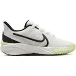 Nike Big Kids' Star Runner 4 Running Shoes in White/Summit White Size 6.0