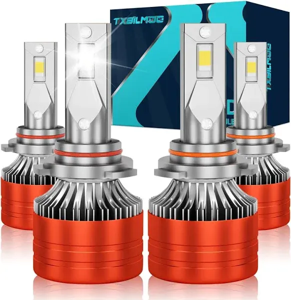 4x 9005+9006 Combo LED Headlight Kit Light Bulbs Hi/Low Beam ‎Bright White 6000K