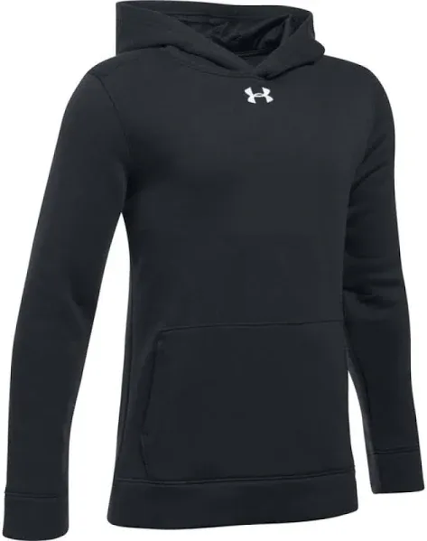 Under Armour Hustle Fleece Team Hoodie Youth 1300129 - Black - XL