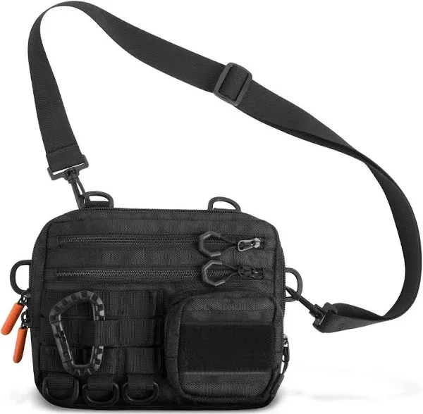 Small Tactical Messenger Bag For Men. Multiple Ways to Carry as Sling, Should...