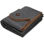 Arcturus Military Wool Blanket 64" x 88" Gray