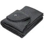 Arcturus Military Wool Blanket - Charcoal | 4.5 lbs (64" x 88")