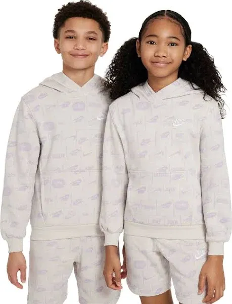 Nike Kids' Sportswear Club Fleece Printed Hoodie