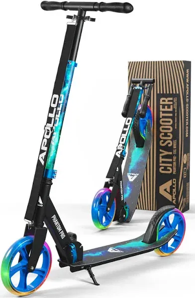 Apollo Adult Scooter - Folding Kick Scooter for Teens and Adults Weighing up to 