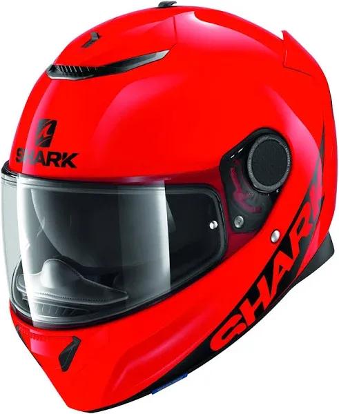 Shark Spartan 1.2 Blank Motorcycle Helmet Red