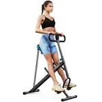 MERACH Squat Machine, 2 in 1 Squat Rowing Machine, Easy Setup &amp; Foldable Exer...