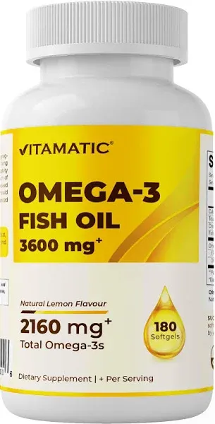 Vitamatic Triple Strength Omega 3 Fish Oil