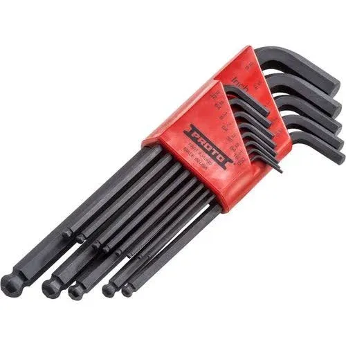 Proto J4995 13 Piece Round Head Hex Key Set