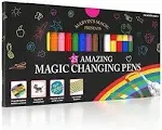 - Amazing Magic Pens - Colour Changing Magic Colouring Pens Set - Create 3D Lett