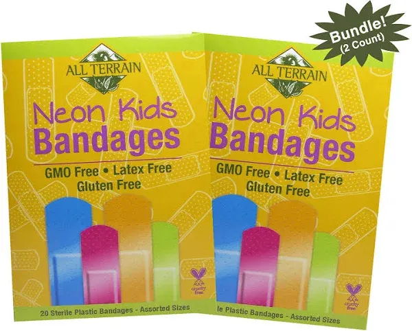 All Terrain Kids Latex-Free Neon Bandages