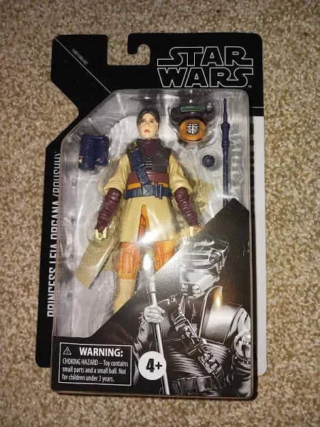 Star Wars The Black Series: Princess Leia Organa Action Figure Comic Book 