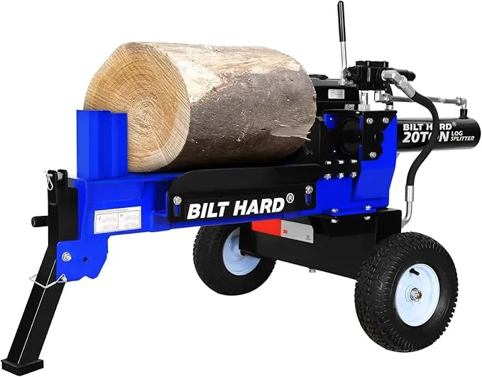 Log Splitter 20 Ton Gas Wood Splitter 7 HP 209cc OHV Engine