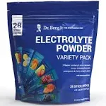 Dr. Berg Sugar Free Electrolyte Powder Packets (Variety Pack) Daily Electrolyte Drink Mix 28 Total Hydration Packets