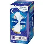 Always Infinity Size 5 FlexFoam Extra Heavy Overnight Unscented Pads with Wings 22 Count