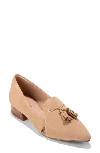 Cole Haan Vanya Women's Suede Tassel Loafers