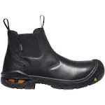 Keen Utility Juneau Romeo Waterproof Carbon Toe Work Boot (Men) - Black/Black 9 / D