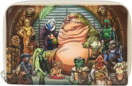 Loungefly Star Wars Return of the Jedi 40th Anniversary Jabbas Palace Zip-Around Wallet