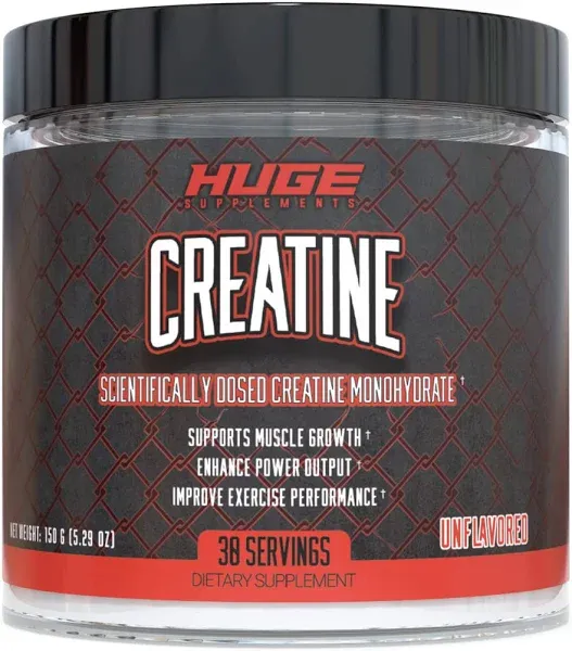 Huge Supplements Creatine Monohydrate Powder