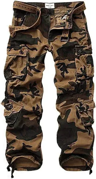 Men's BDU Rip Stop Camo Cargo Pants