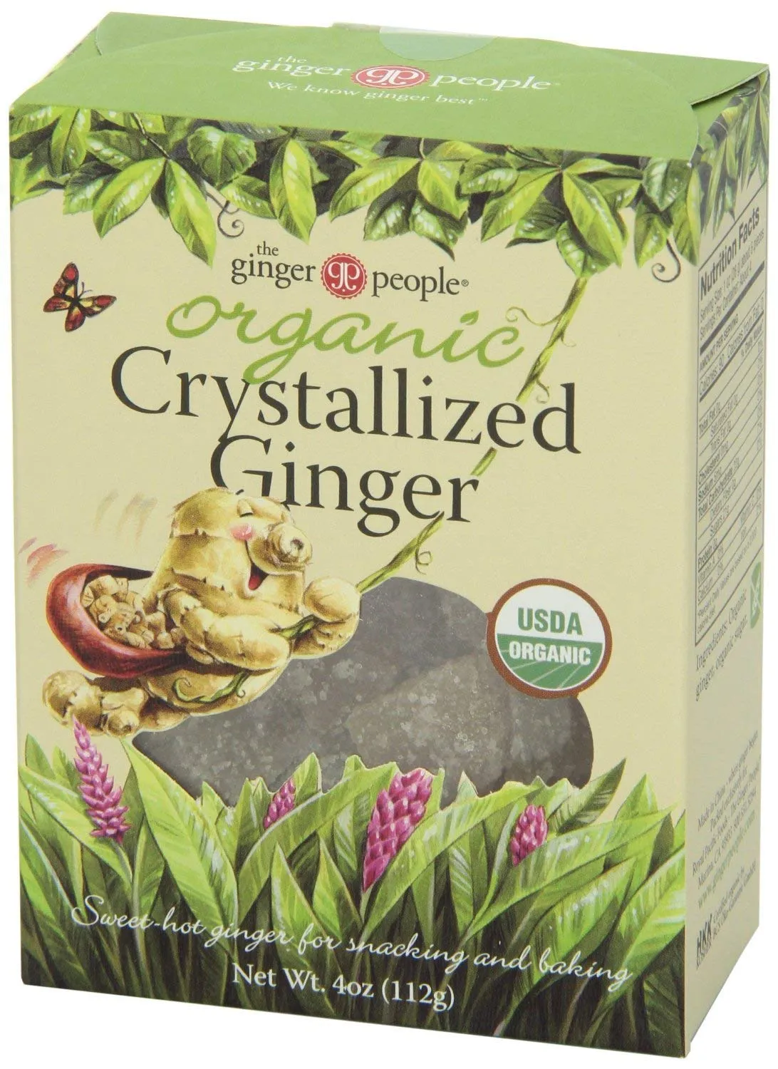 Ginger People Organic Crystallized Ginger Box - 4 oz