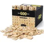 Magicfly 500pcs Scrabble Tiles