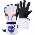 Aeromax NASA Jr. Astronaut Kids' Gloves, White, M