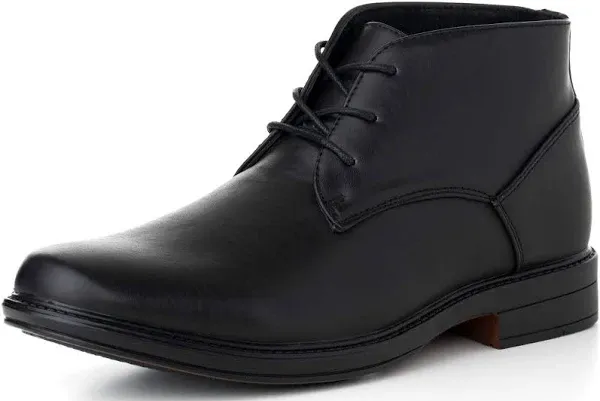 Alpine Swiss Mens Leather Lined Dressy Ankle Boots