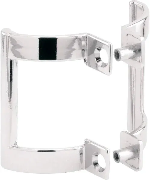 Shower Door Handle Set, Chrome-Plated Finish, Pair