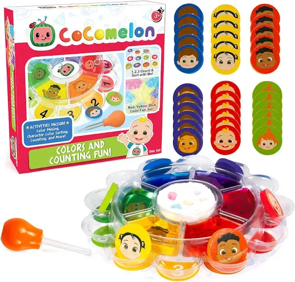 Cocomelon Color Science Kit - 5 Kids Science Experiments