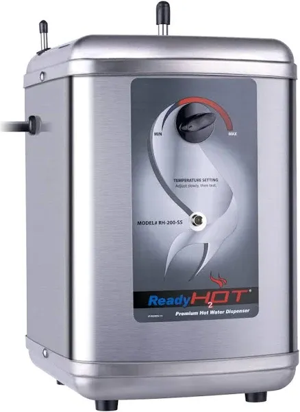 Ready Hot 40-RH-200-SS Instant Hot Water Dispenser System, 2.5 Quarts Tank