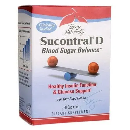 Terry Naturally, Sucontral D, 60 Capsules Exp 01/2025