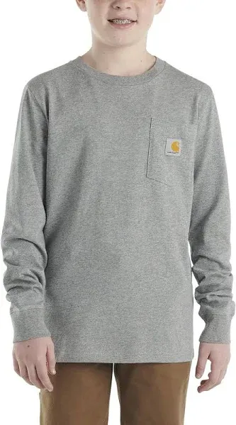 Carhartt Boys' Long Sleeve Pocket T-Shirt