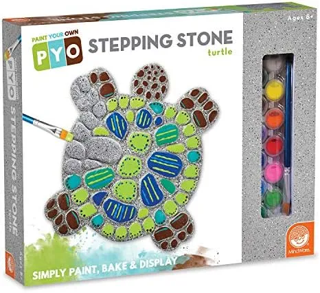 Paint Your Own Stepping Stone: Turtle - Paint Your Own Stepping Stones for Kids 