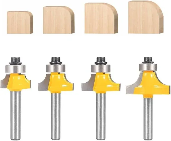 Totowood Roundover Router Bit Set