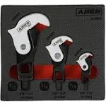 ARES 33009 - 3-Piece Spring Loaded Auto Adjusting Crowfoot Wrench Set