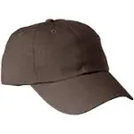 Big Accessories BX005 6-Panel Washed Twill Low-Profile Cap - Coffee