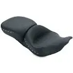 Mustang 97-07 Harley Rd King, 06-07 Str Glide, 00-05 Eagle Touring 1PC Seat w/Studs - Black - 76972