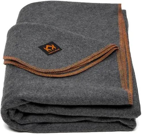 Military Grade 80% Wool Blanket Camping Outdoors 64&#034; X 88&#034;  5 Colors Prewashed