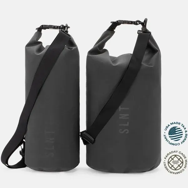 10 liter Berry Compliant Made in USA Faraday Dry Bag - Black / 10 Liter / USA MADE - SLNT®