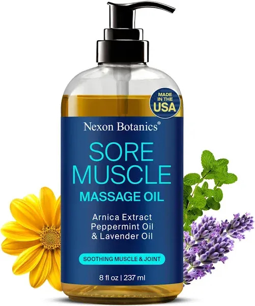 Sore Muscle Massage Oil