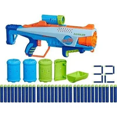 Nerf Elite Junior Rookie Pack Toy Foam Blaster 32 Darts Targets Elite! NEW!