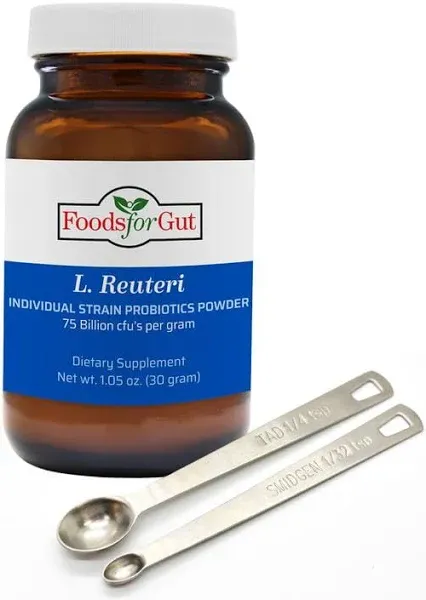 Foods For Gut Lactobacillus Reuteri Probiotic Powder 75 Billion cfu's