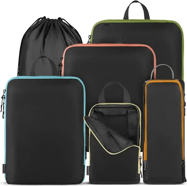 Compression Packing Cubes Travel. Carry-on suitcase Organizer