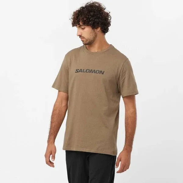 Men's Salomon Logo Performance Short Sleeve Shirt Tee