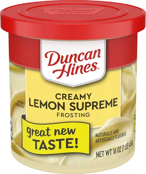 Duncan Hines Creamy Lemon Supreme Frosting