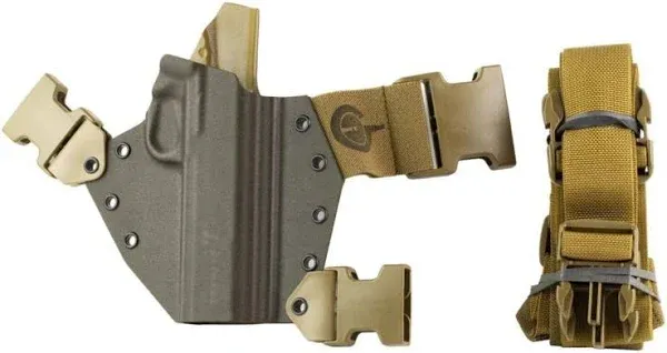 Gfi Kenai Chest Holster Fits 5&#034; 1911 Government Models with Rail Right Hand