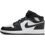 Air Jordan 1 Mid SE GS - Off Noir / Black / White